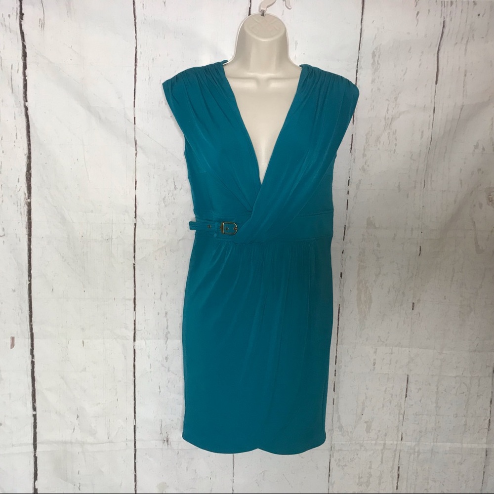 Laundry by Shelli Segal faux wrap dress 4